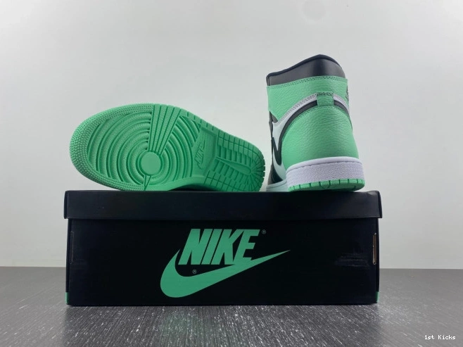 1st Kicks Shoes 1 OG Jordan Green Air High Glow DZ5485-130 0804